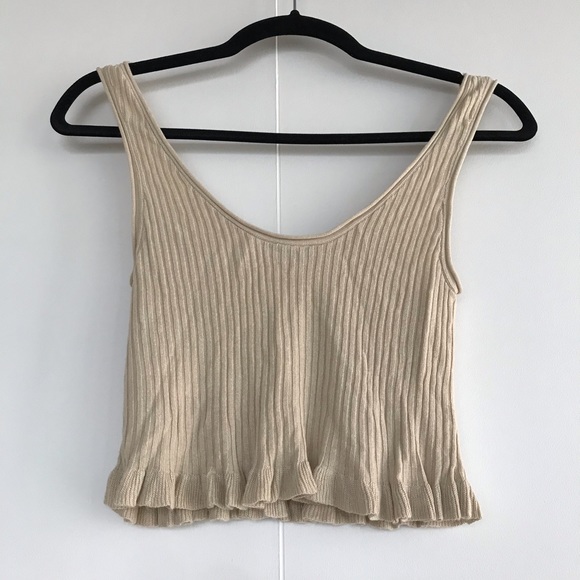 ZARA | KNIT CROP TOP - Picture 3 of 3